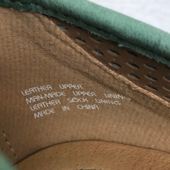 COPY - Earth citrus mint leather loafers, 9 - Picture 7 of 7